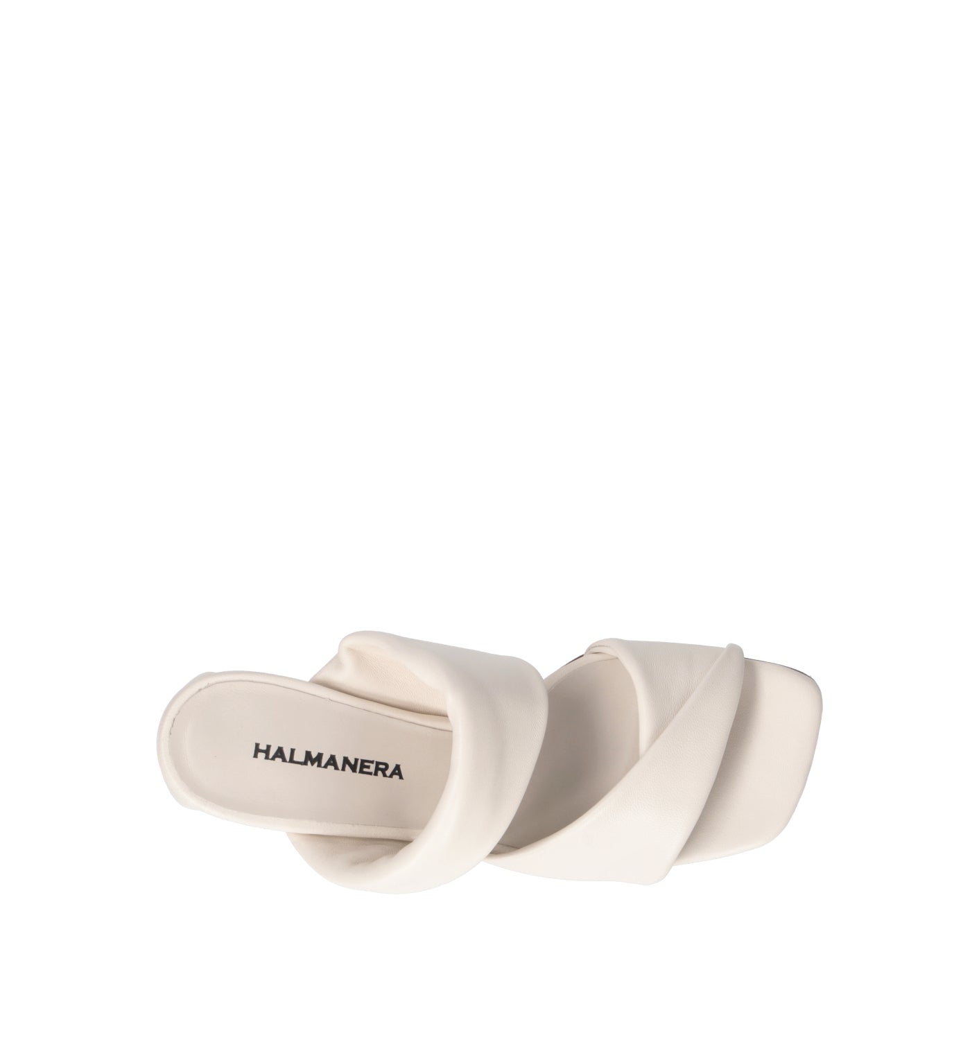 HALMANERA Sandalo donna bianco in pelle