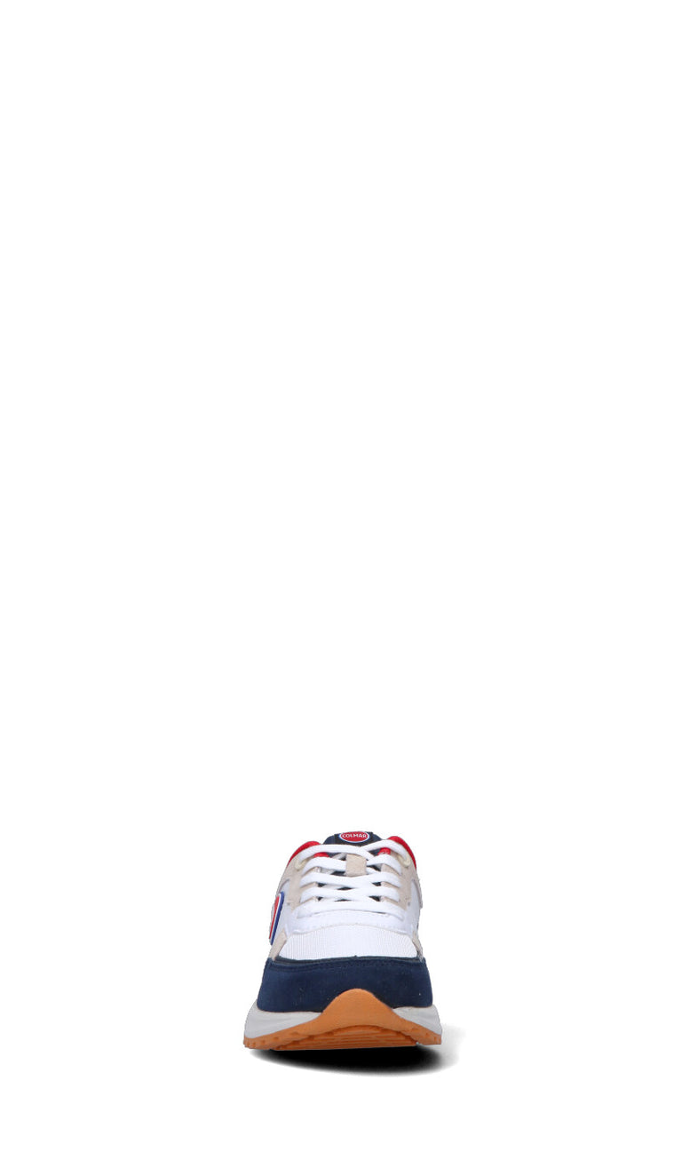 COLMAR Sneaker donna bianca/blu/rossa in suede
