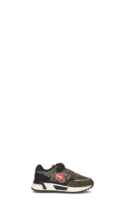 COLMAR Sneaker bimbo verde in pelle