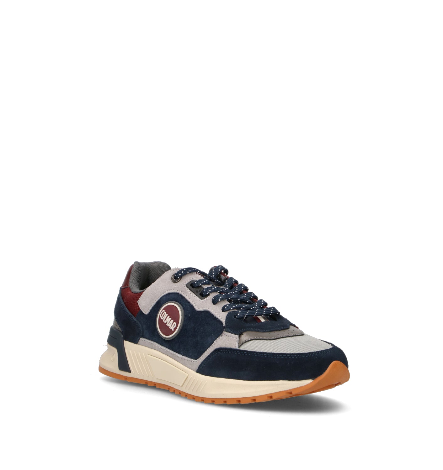 COLMAR Sneaker uomo blu in suede