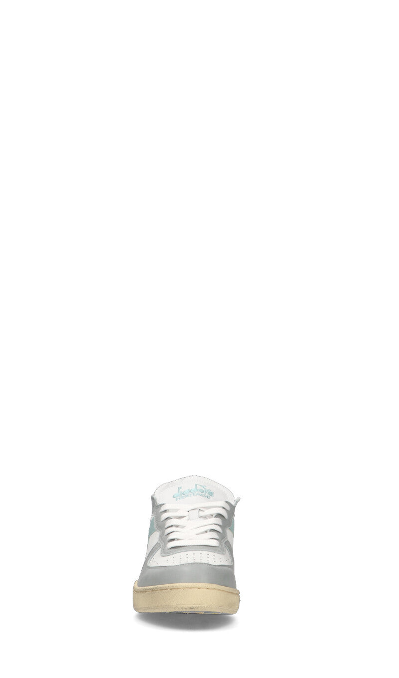 DIADORA HERITAGE - MI BASKET USED Sneaker donna bianca/grigia in pelle