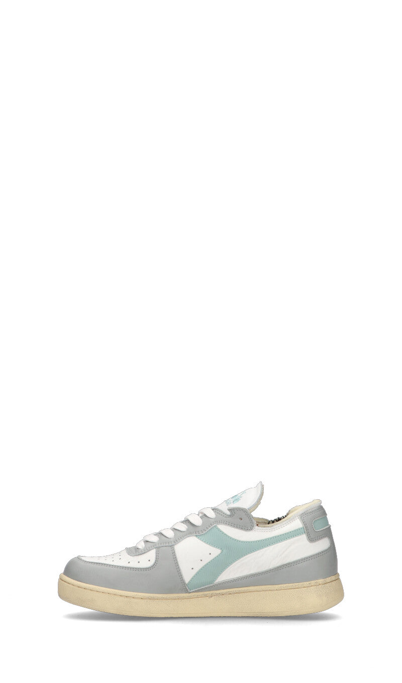 DIADORA HERITAGE - MI BASKET USED Sneaker donna bianca/grigia in pelle