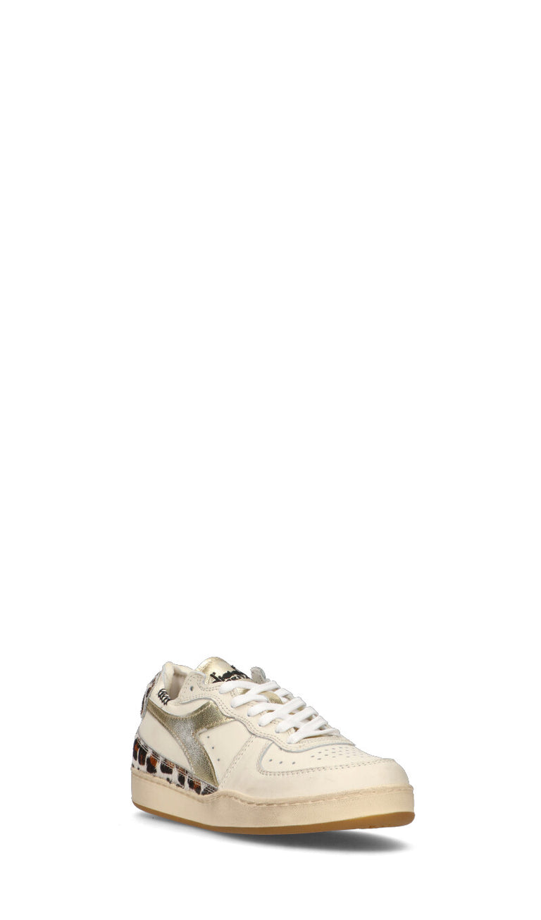 DIADORA HERITAGE Sneaker donna panna/leopardata in pelle