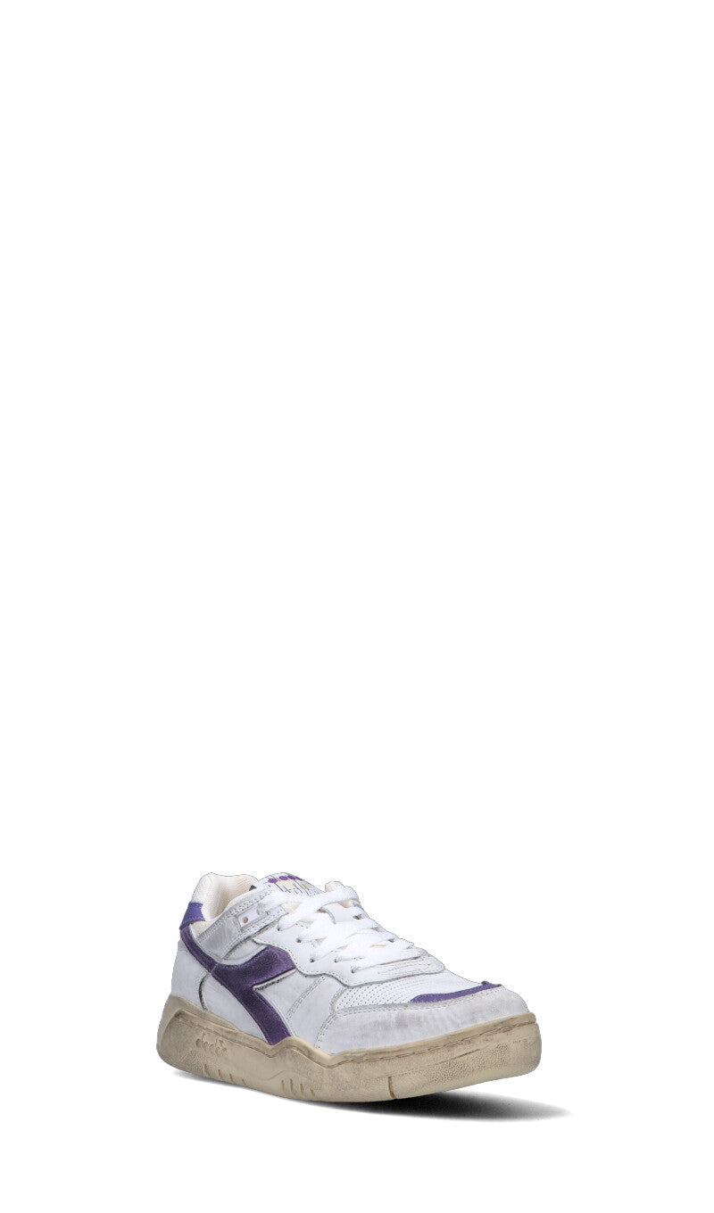 DIADORA HERITAGE Sneaker donna bianca/viola in pelle