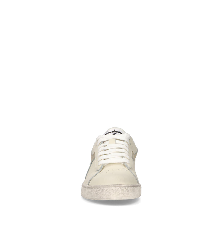 DIADORA GAME LOW WAXED Sneaker donna panna/oro in pelle