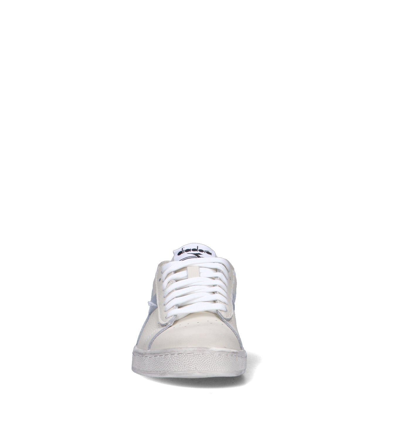 DIADORA GAME L LOW WAXED METAL WN Sneaker donna bianca/argento in pelle