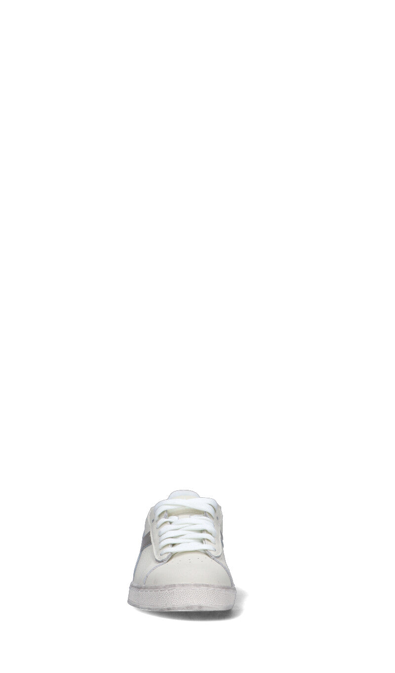 DIADORA - GAME L LOW WAX METAL WN Sneaker donna bianca/argento in pelle