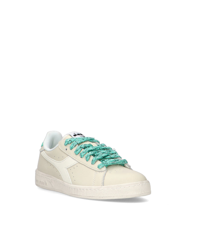 DIADORA GAME LOW WAXED PAISLEY WN Sneaker donna panna
