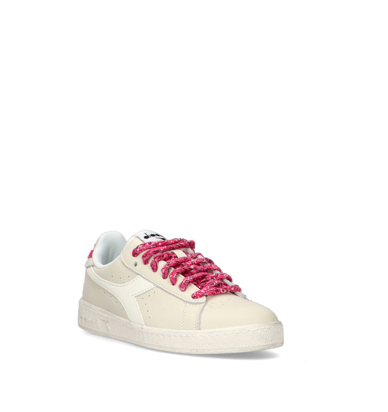 DIADORA GAME LOW WAXED PAISLEY WN Sneaker donna panna