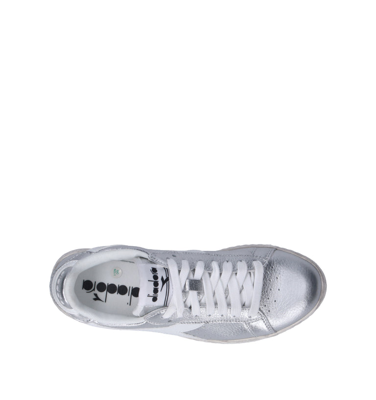 DIADORA GAME LOW AURA WN Sneaker donna argento in pelle