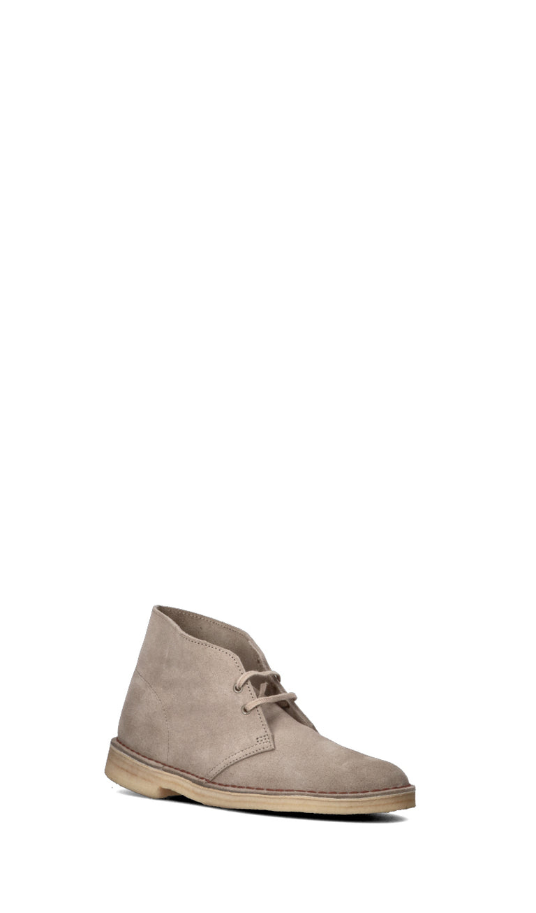 CLARKS Polacco donna beige in suede