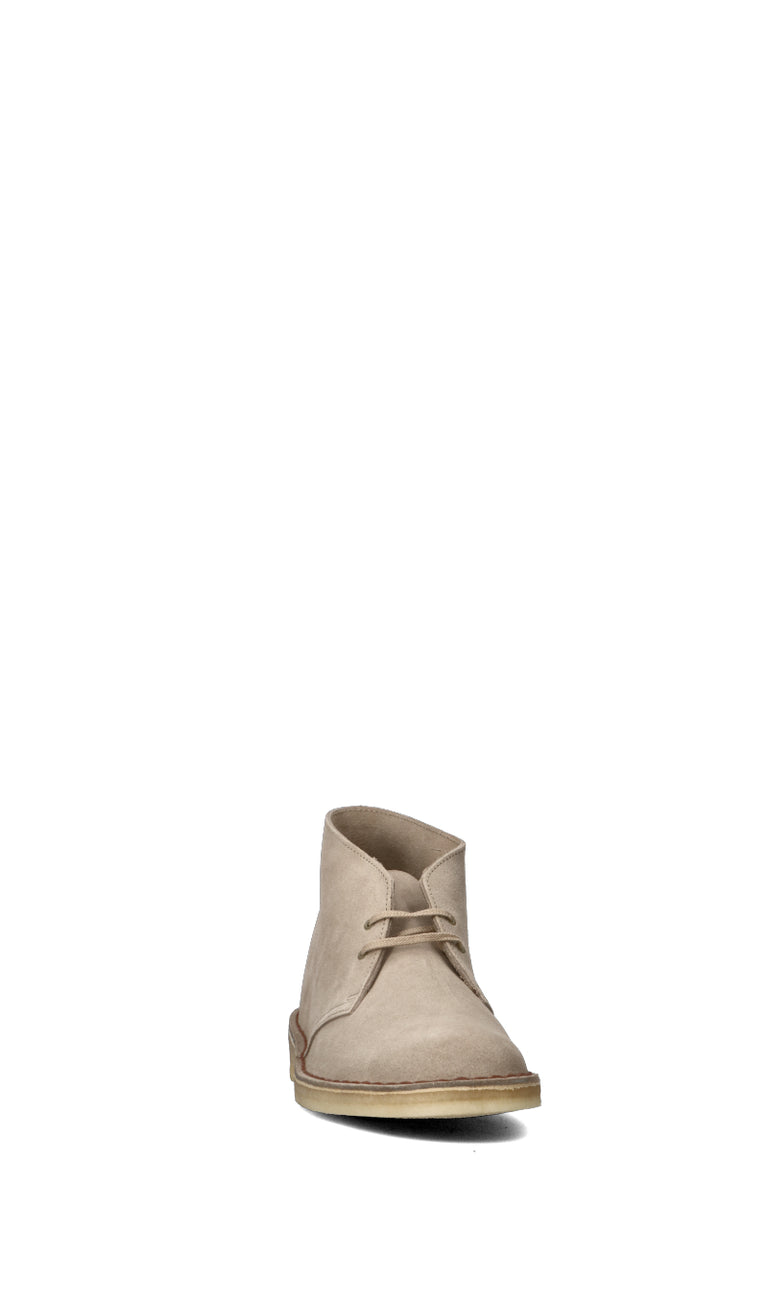 CLARKS DESERT BOOT Clark uomo beige in suede