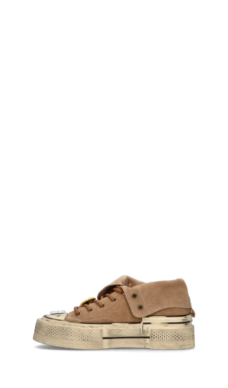 NANKU Sneaker donna cammello in pelle