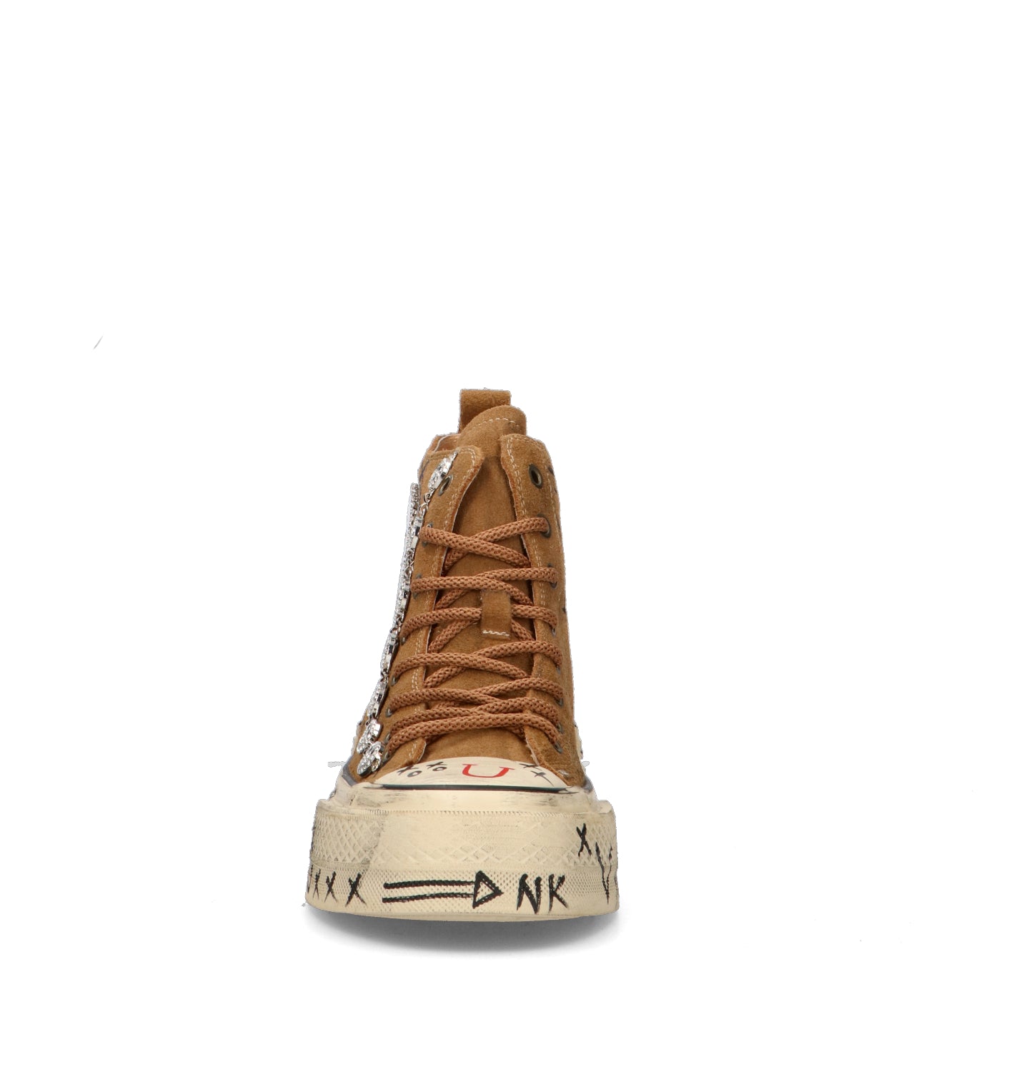 NANKU Sneaker donna cammello in suede
