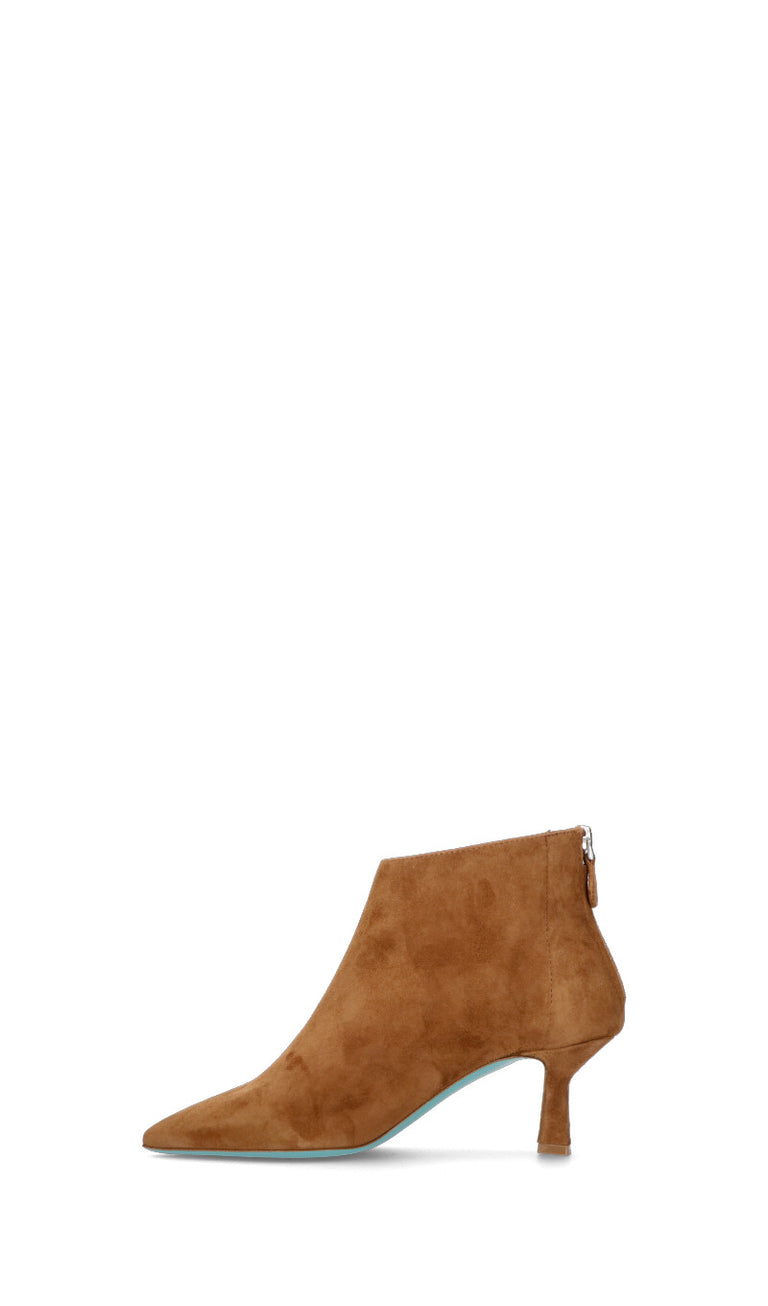 FRATELLI RUSSO Tronchetto donna marrone in suede