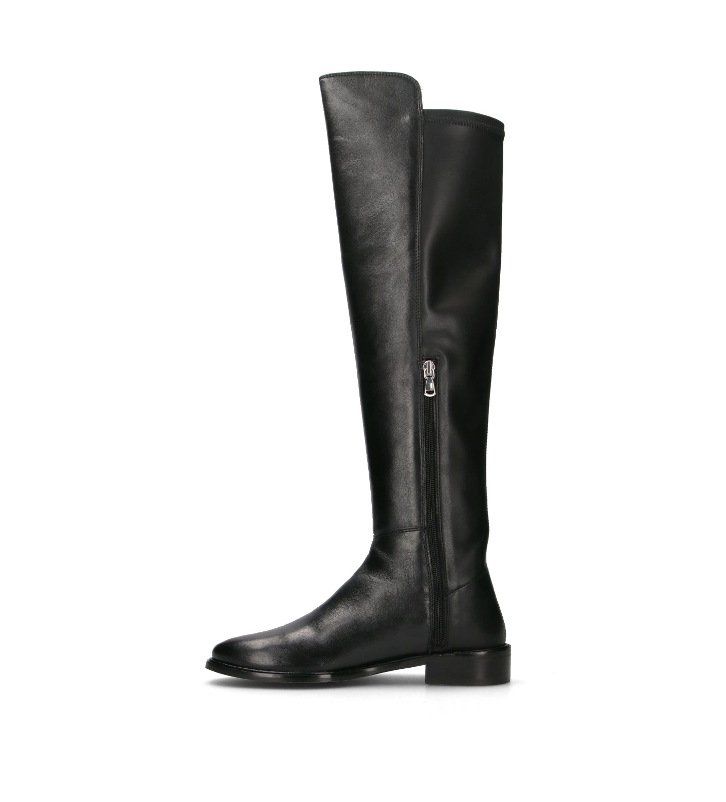 CATCH JUICE Stivale donna nero in pelle