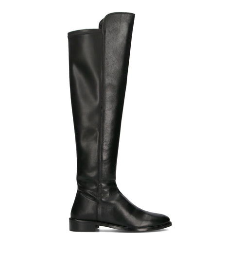 CATCH JUICE Stivale donna nero in pelle