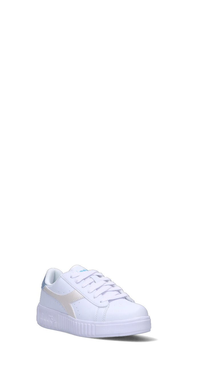 DIADORA GAME STEP METAL GS Sneaker ragazza bianca/azzurra