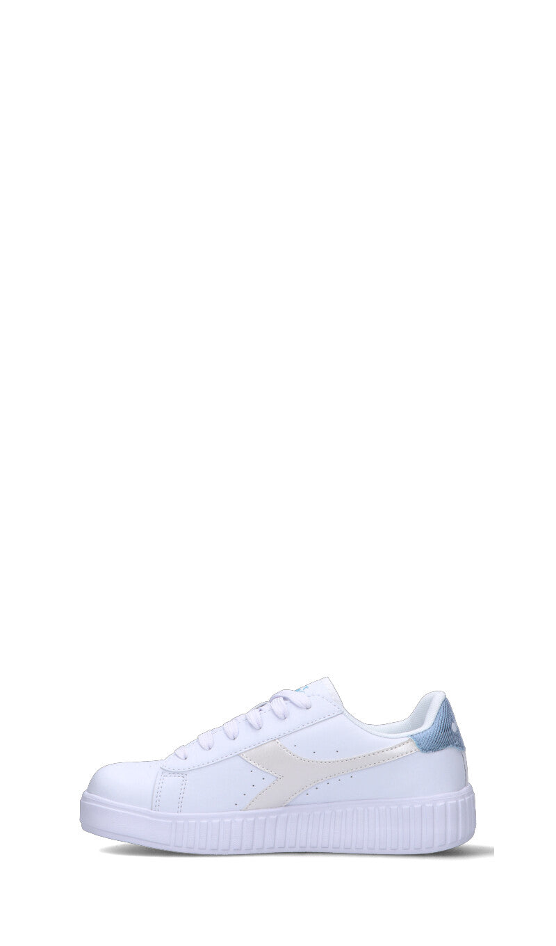 DIADORA GAME STEP METAL GS Sneaker ragazza bianca/azzurra