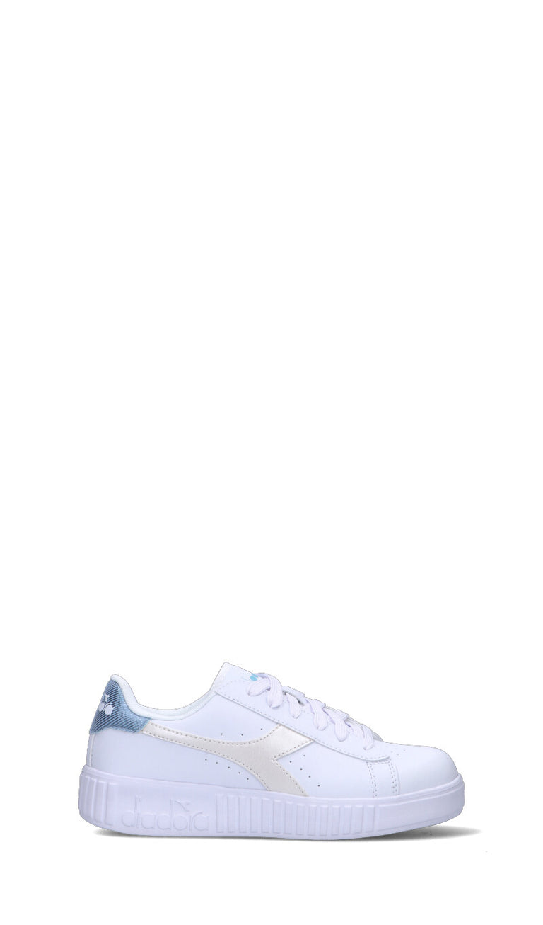 DIADORA GAME STEP METAL GS Sneaker ragazza bianca/azzurra