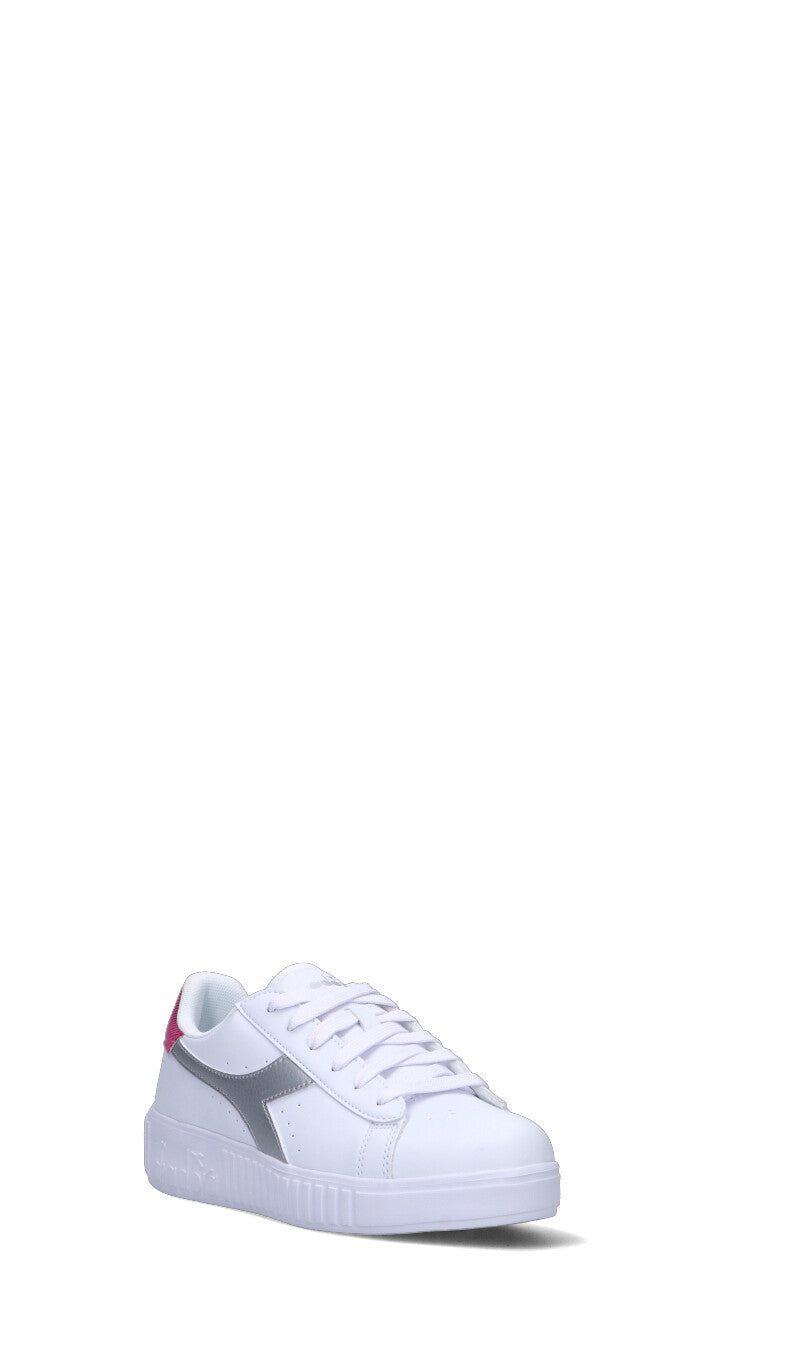 DIADORA GAME STEP METAL GS Sneaker ragazza bianca/fucsia