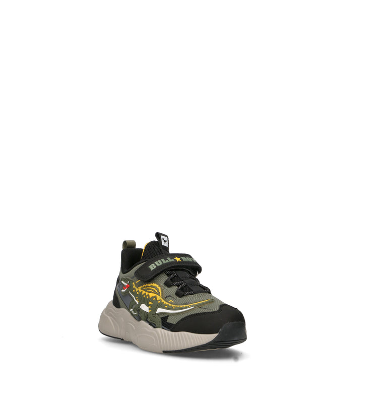 BULL BOYS Sneaker bimbo grigia con luci