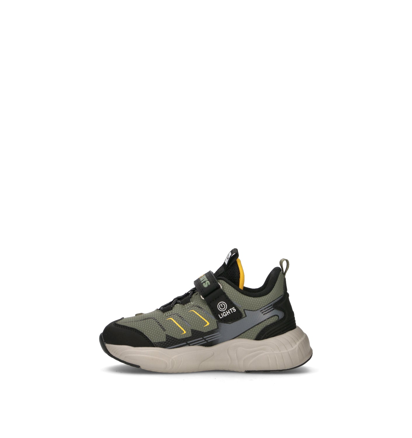 BULL BOYS Sneaker bimbo grigia con luci