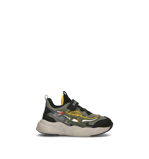 BULL BOYS Sneaker bimbo grigia con luci
