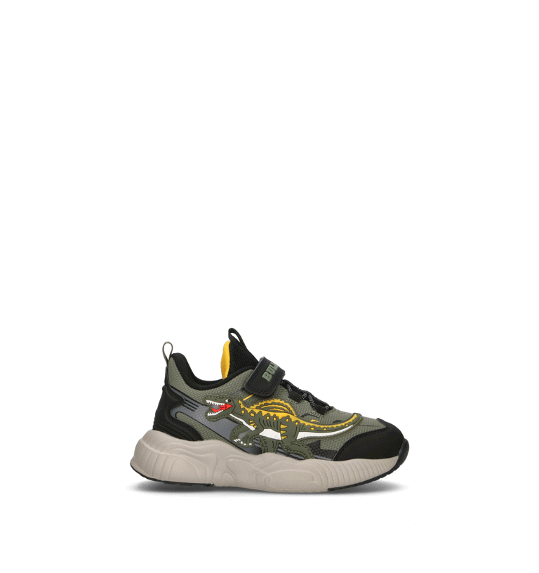 BULL BOYS Sneaker bimbo grigia con luci