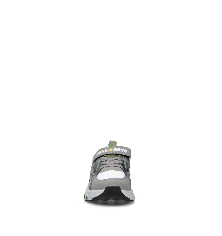 BULL BOYS Sneaker bimbo grigia con luci
