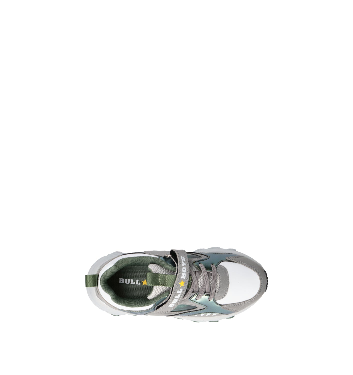 BULL BOYS Sneaker bimbo grigia con luci