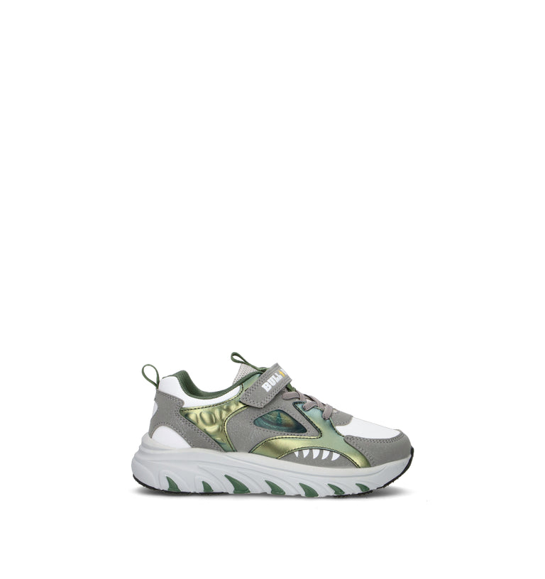 BULL BOYS Sneaker bimbo grigia con luci
