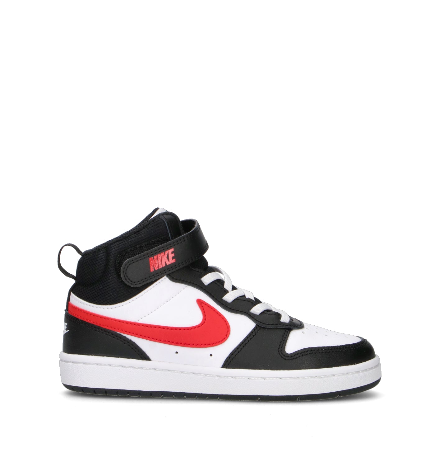NIKE COURT BOROUGH MID 2 BG Sneaker ragazzo bianca/nera