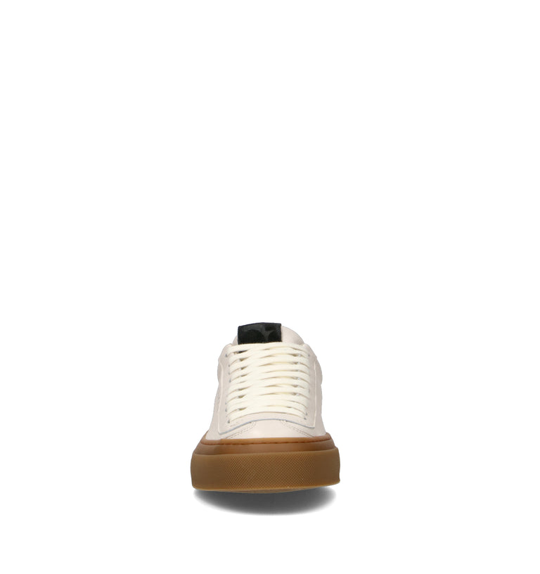 AQUA ALTA Sneaker uomo bianca in pelle