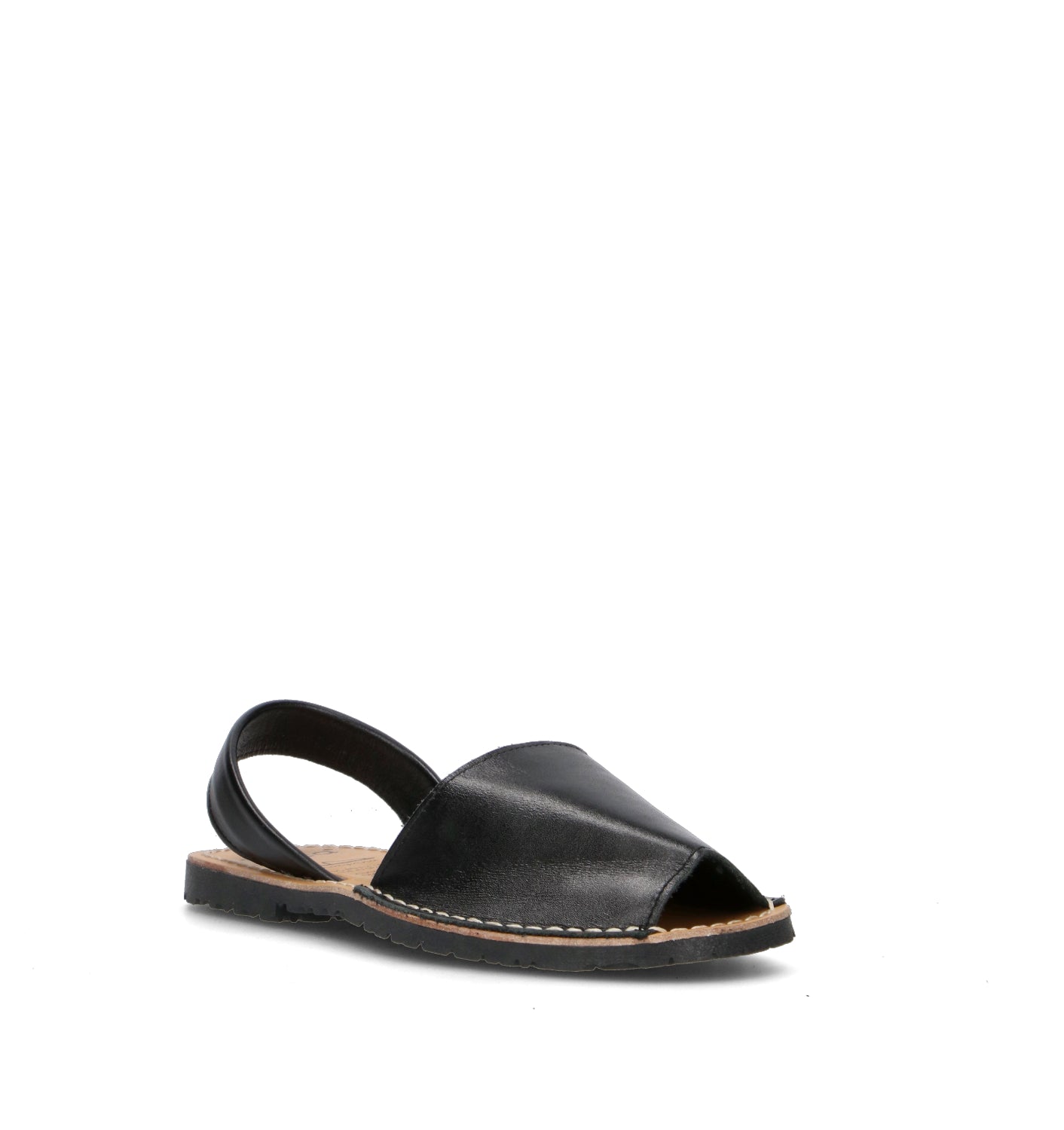 DOREA Sandalo donna nero in pelle