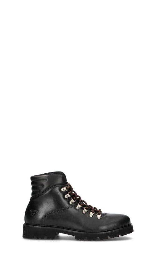 DOCKSTEPS Polacchino uomo nero in pelle