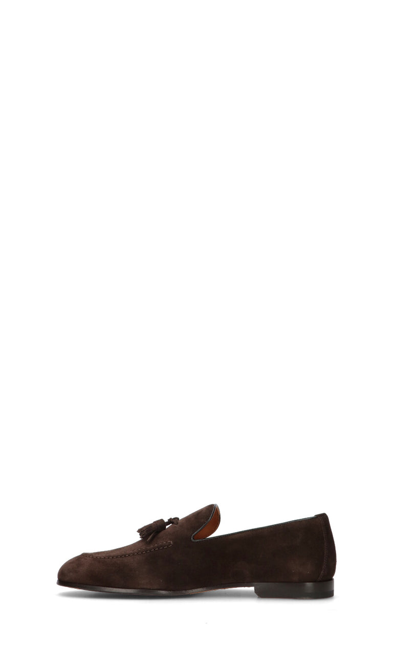 DOUCAL'S Mocassino uomo marrone in suede