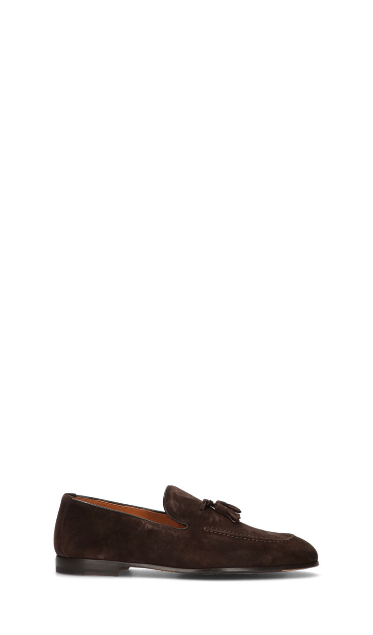 DOUCAL'S Mocassino uomo marrone in suede