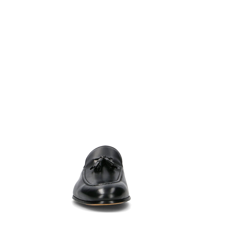 DOUCAL'S Mocassino uomo nero in pelle