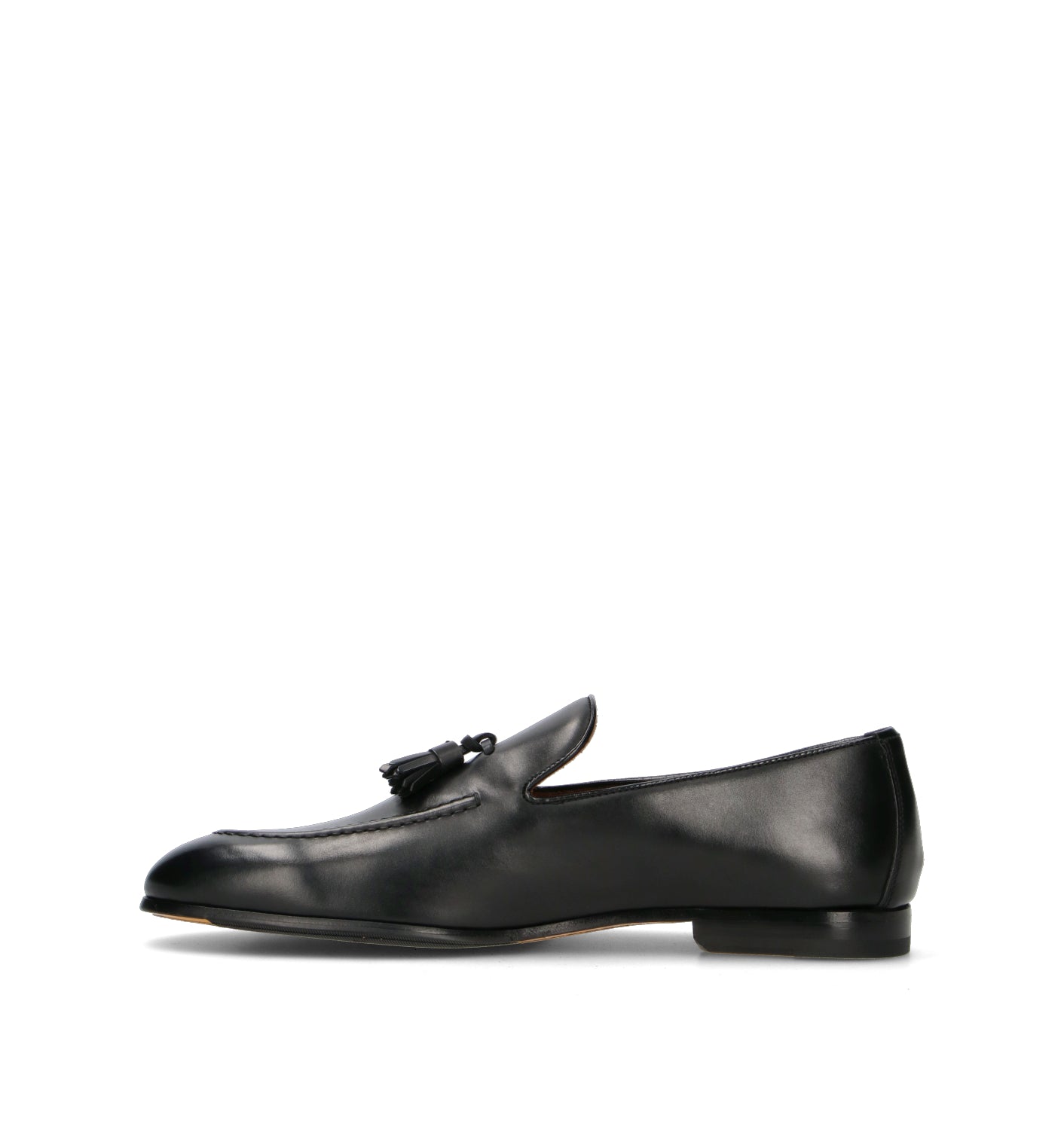 DOUCAL'S Mocassino uomo nero in pelle