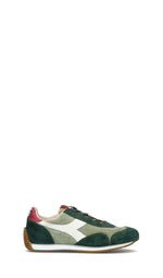 DIADORA HERITAGE Sneaker uomo verde in suede