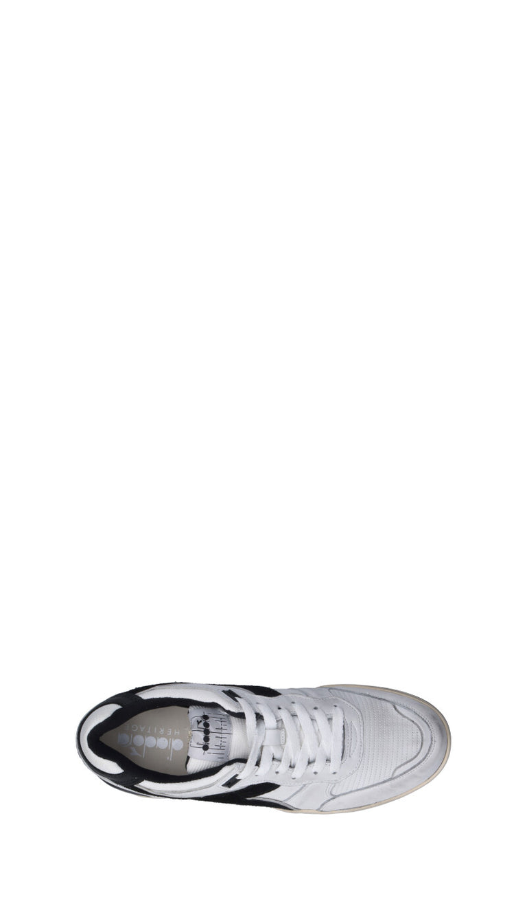 DIADORA HERITAGE Sneaker uomo bianca/nera in pelle