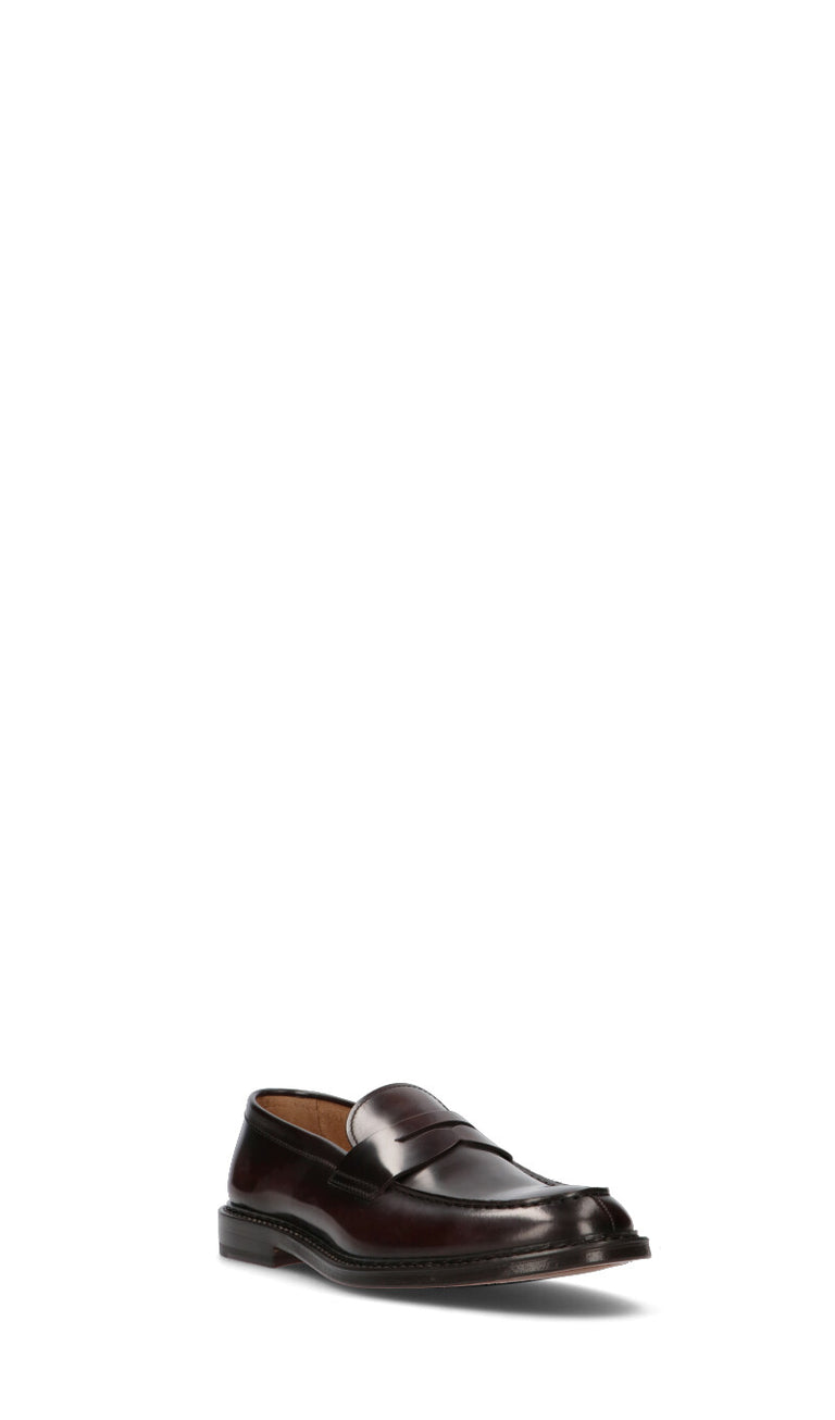 DOUCAL'S Mocassino uomo marrone in pelle