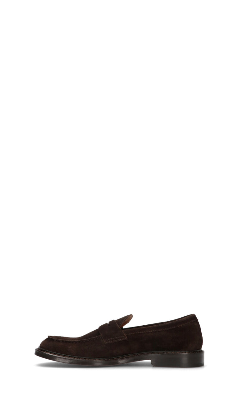 DOUCAL'S Mocassino uomo marrone in suede