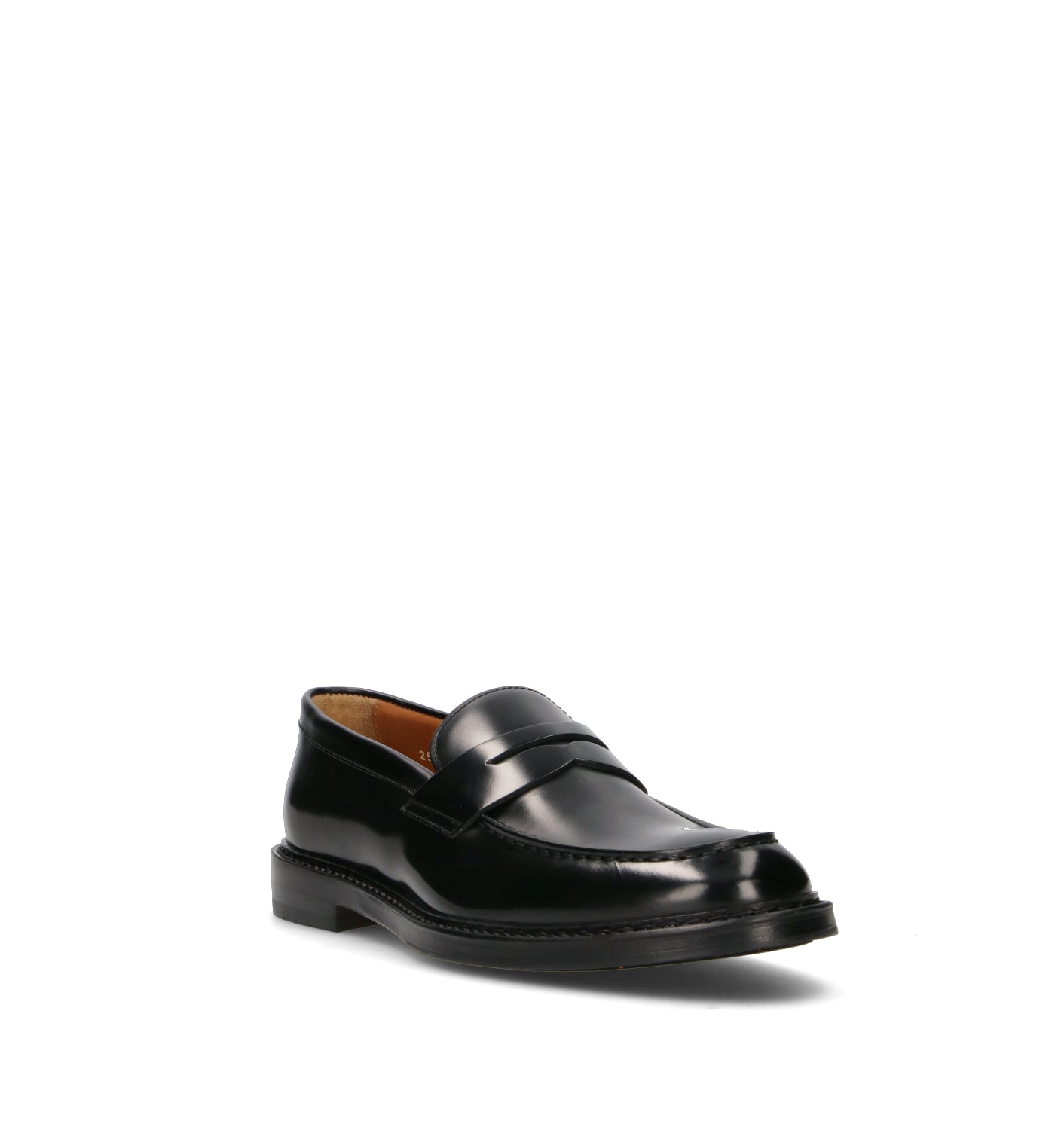DOUCAL'S Mocassino uomo nero in pelle