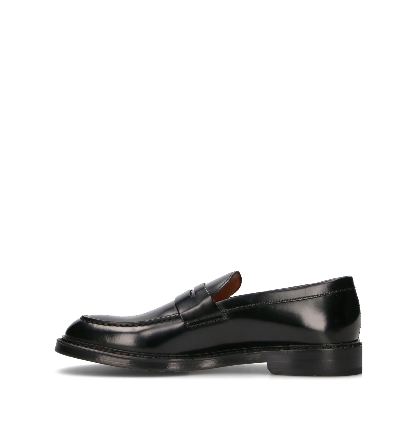 DOUCAL'S Mocassino uomo nero in pelle