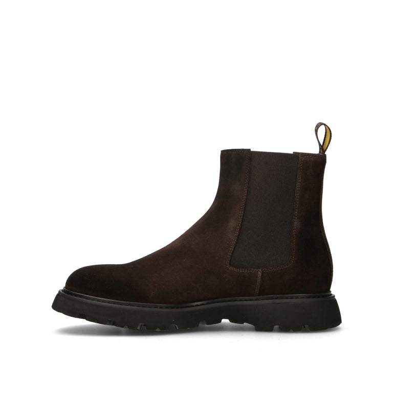 DOUCAL'S Tronchetto uomo testa di moro in suede