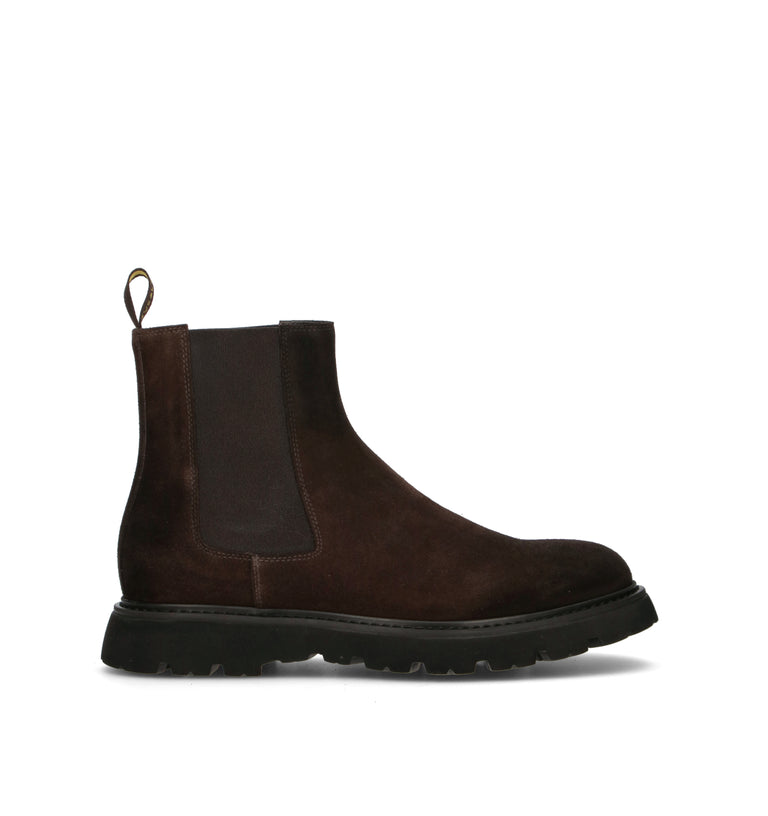 DOUCAL'S Tronchetto uomo testa di moro in suede