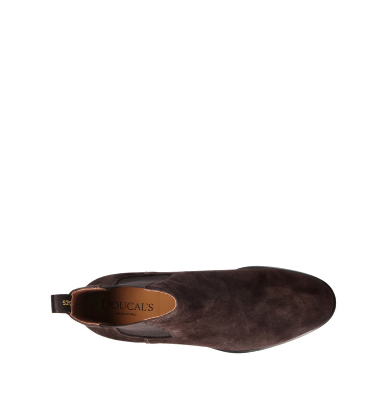 DOUCAL'S Tronchetto uomo testa di moro in suede