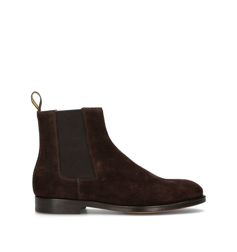 DOUCAL'S Tronchetto uomo testa di moro in suede